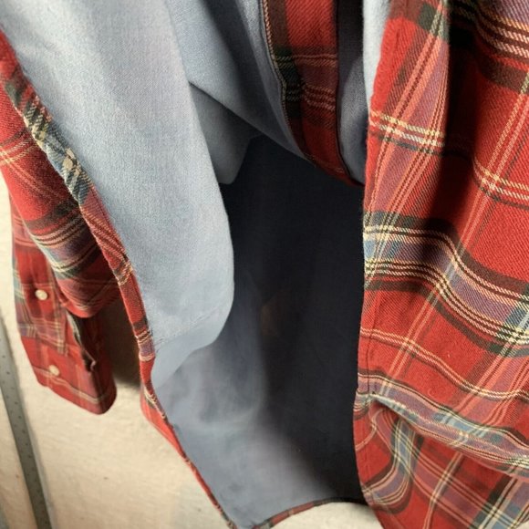 Ralph Lauren Shirt Men 3XLT Multicolor Plaid 100% Cotton Casual Button-Down 8412 - Picture 3 of 10